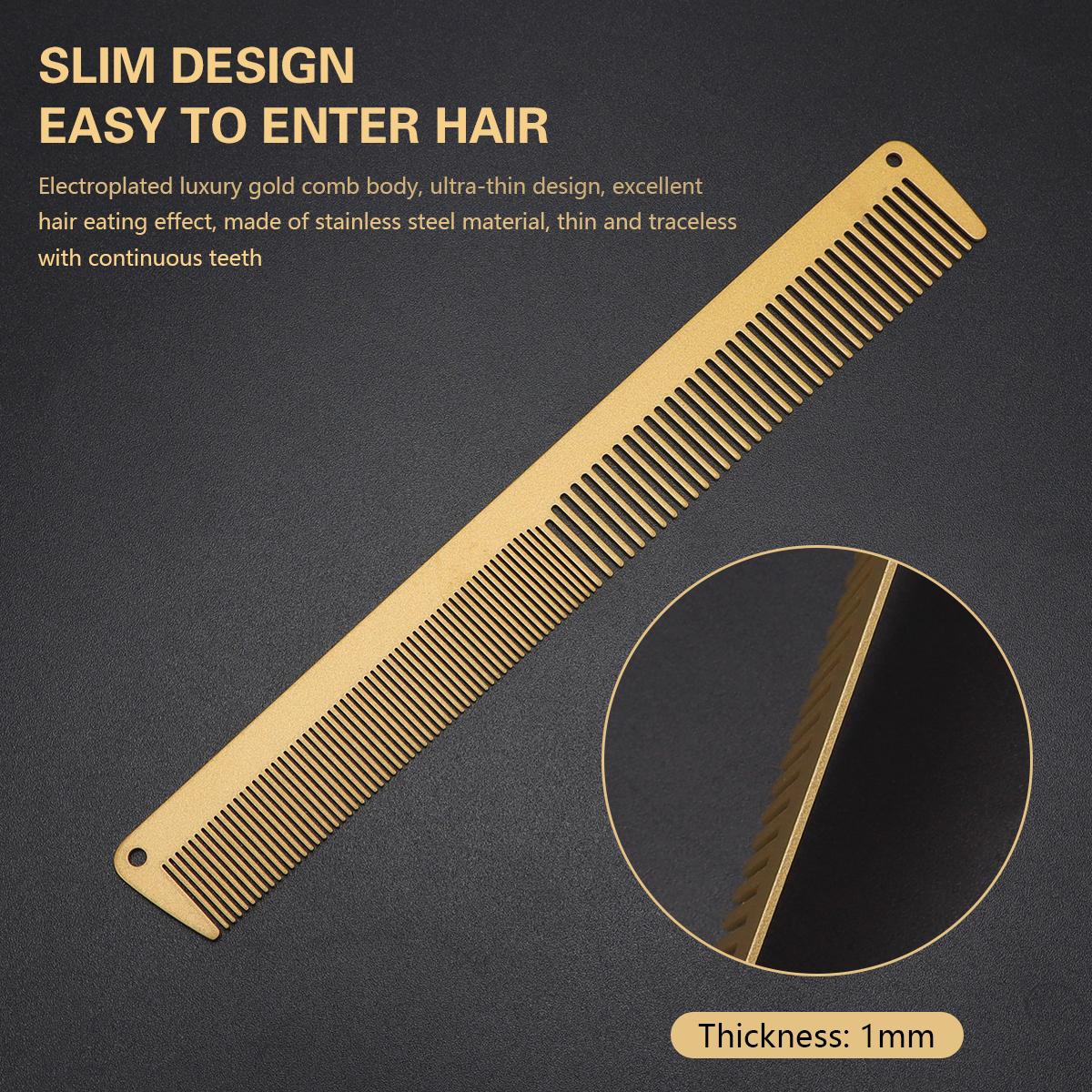 2pc Metal Comb steel Hair Comb Hair Brush Massage Anti-static Hollow Out Wet Curly Hair Brushes Barber Styling Tool
2pc Metal Comb steel Hair Comb Hair Brush Massage Anti-static Hollow Out Wet Curly Hair Brushes Barber Styling Tool
