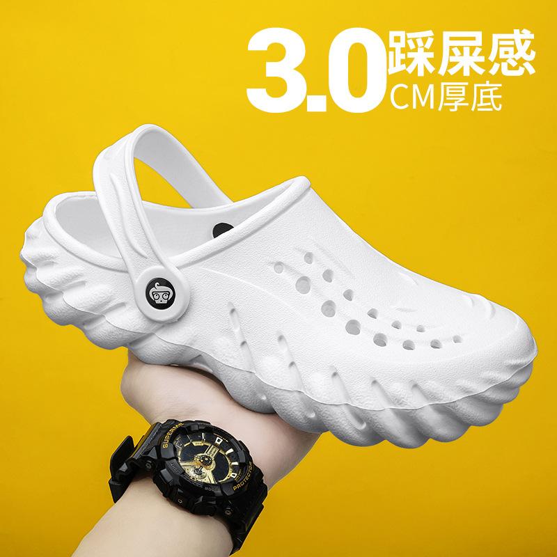 Мужские шлепанцы с дырками из ЭВА, шлепанцы с головой мешка с дерьмом 2025 новые кокосовые нескользящие шлепанцы с дырками производитель 45 белый
Мужские шлепанцы с дырками из ЭВА, шлепанцы с головой мешка с дерьмом 2025 новые кокосовые нескользящие шлепанцы с дырками производитель 45 белый