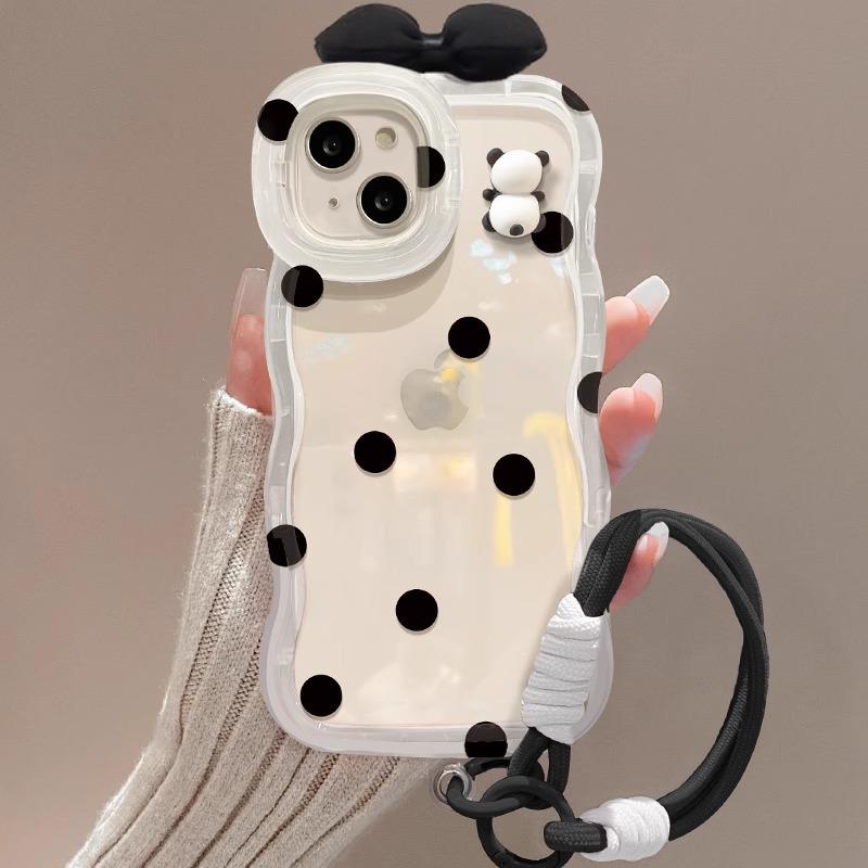 Трехмерный шнурок с бантом-пандой, подходит для чехла для мобильного телефона Apple 13PROMAX 14PLUS, прозрачный силикон, 12 милый Redmi K40/K40 Pro
Трехмерный шнурок с бантом-пандой, подходит для чехла для мобильного телефона Apple 13PROMAX 14PLUS, прозрачный силикон, 12 милый Redmi K40/K40 Pro