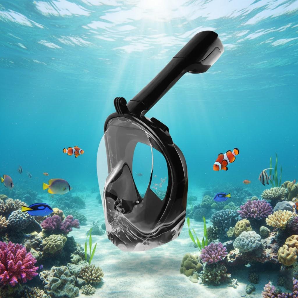 180 Degree Full Face Snorkel Mask Anti Fog Anti Leak Breathing Tube Camera Mount for Safe Swimming Diving
180 Degree Full Face Snorkel Mask Anti Fog Anti Leak Breathing Tube Camera Mount for Safe Swimming Diving