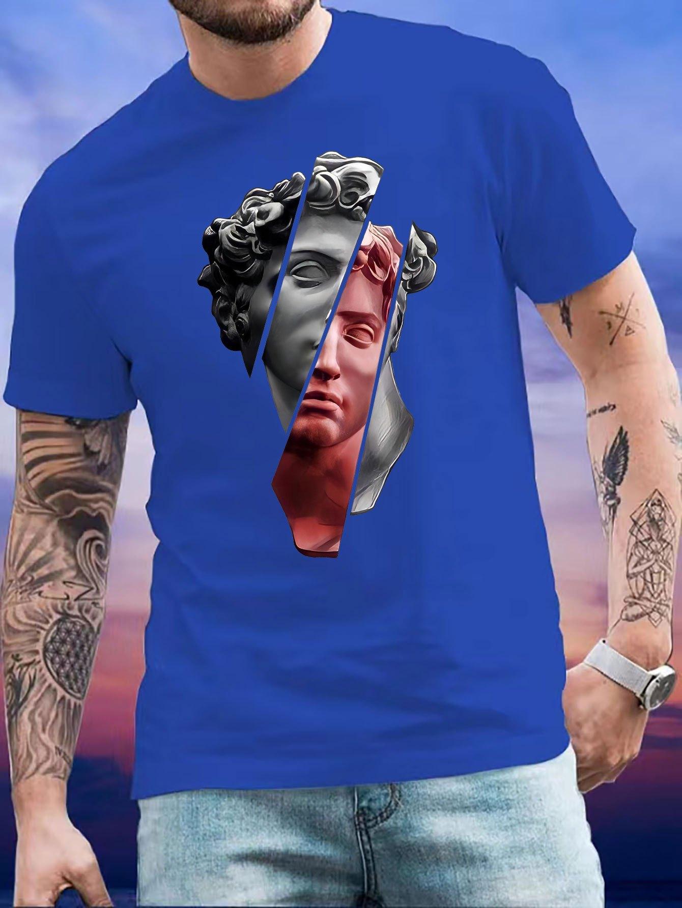 Artistic Portrait Graphic Printed Short-sleeved Luxury Cotton T-shirt Summer Unisex Men Women Casual Loose Fashion Trendy 4XL
Artistic Portrait Graphic Printed Short-sleeved Luxury Cotton T-shirt Summer Unisex Men Women Casual Loose Fashion Trendy 4XL