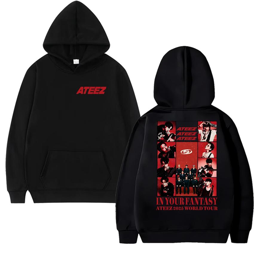 Корейская мода Ateez 2025 Мировой тур в твоей фантазии принт Худи Мужчины женщины Повседневная толстовка Унисекс Флис С длинным рукавом пуловер M
Корейская мода Ateez 2025 Мировой тур в твоей фантазии принт Худи Мужчины женщины Повседневная толстовка Унисекс Флис С длинным рукавом пуловер M