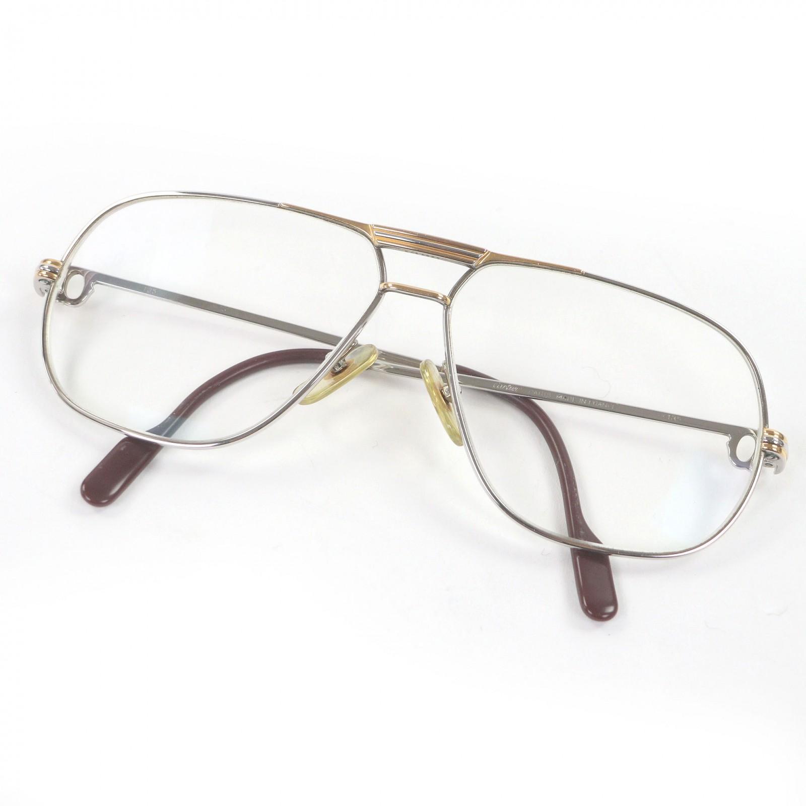 Very Good Cartier Glasses Trinity Two Bridges Silver mens Used
Very Good Cartier Glasses Trinity Two Bridges Silver mens Used
