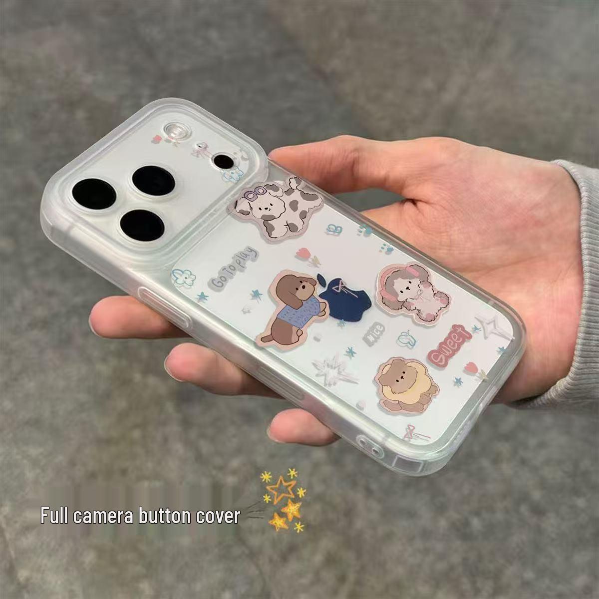 Korean Style Cute Puppy iPhone Case for 11, 12, 13, 16, 17 Promax - Soft, Anti-fall, Unisex iPhone 17 Air
Korean Style Cute Puppy iPhone Case for 11, 12, 13, 16, 17 Promax - Soft, Anti-fall, Unisex iPhone 17 Air