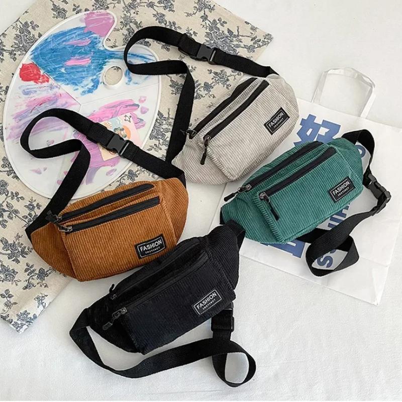 Corduroy Women s Waist Bag Small Canvas Ladies Casual Shoulder Crossbody Bags Fashion Fanny Pack Female Solid Color Chest Bag
Corduroy Women s Waist Bag Small Canvas Ladies Casual Shoulder Crossbody Bags Fashion Fanny Pack Female Solid Color Chest Bag