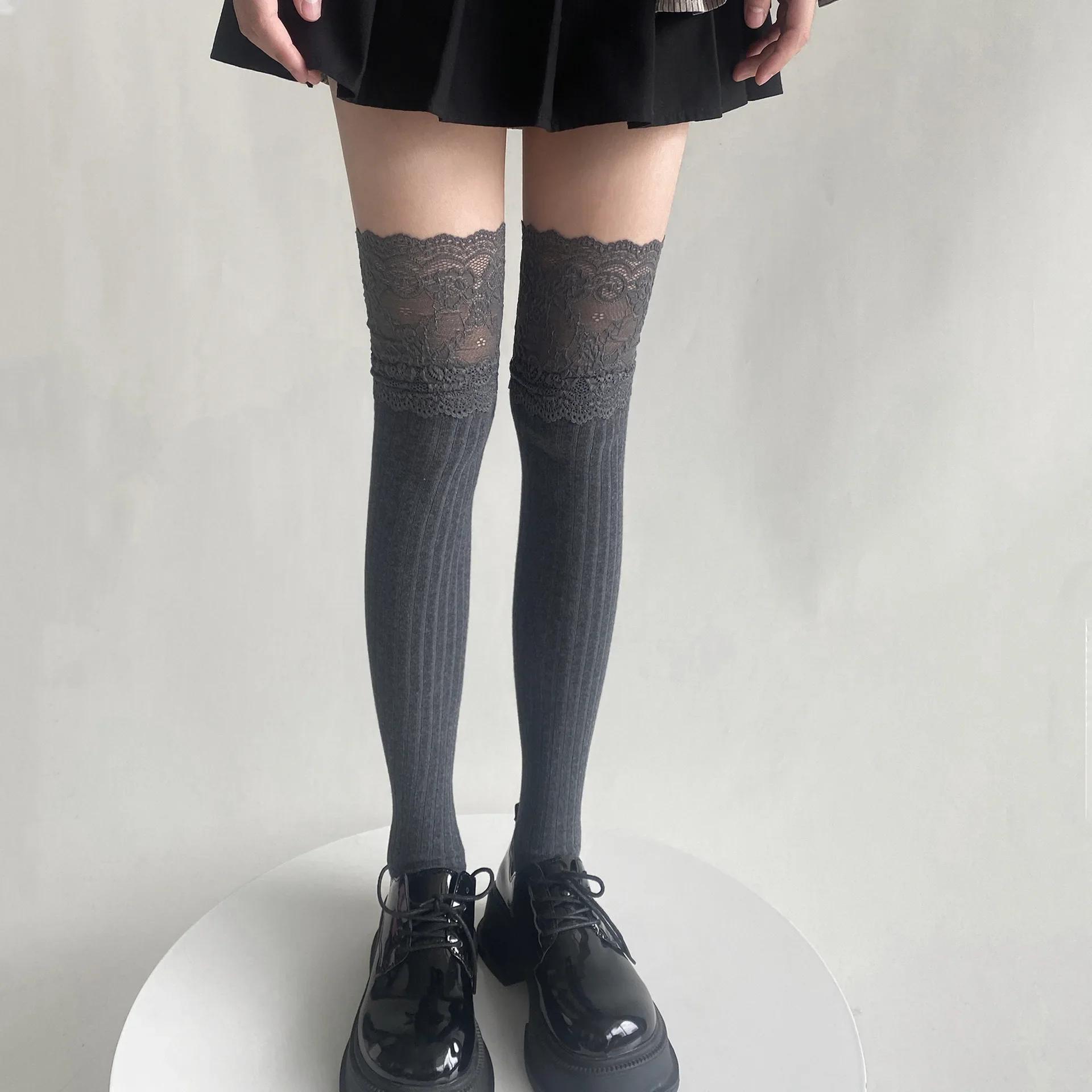 Japanese Fashion Autumn Winter Women Stockings Solid Color Thigh High Socks Lolita Lacework Knee High Socks Thigh High Stockings One Size
Japanese Fashion Autumn Winter Women Stockings Solid Color Thigh High Socks Lolita Lacework Knee High Socks Thigh High Stockings One Size
