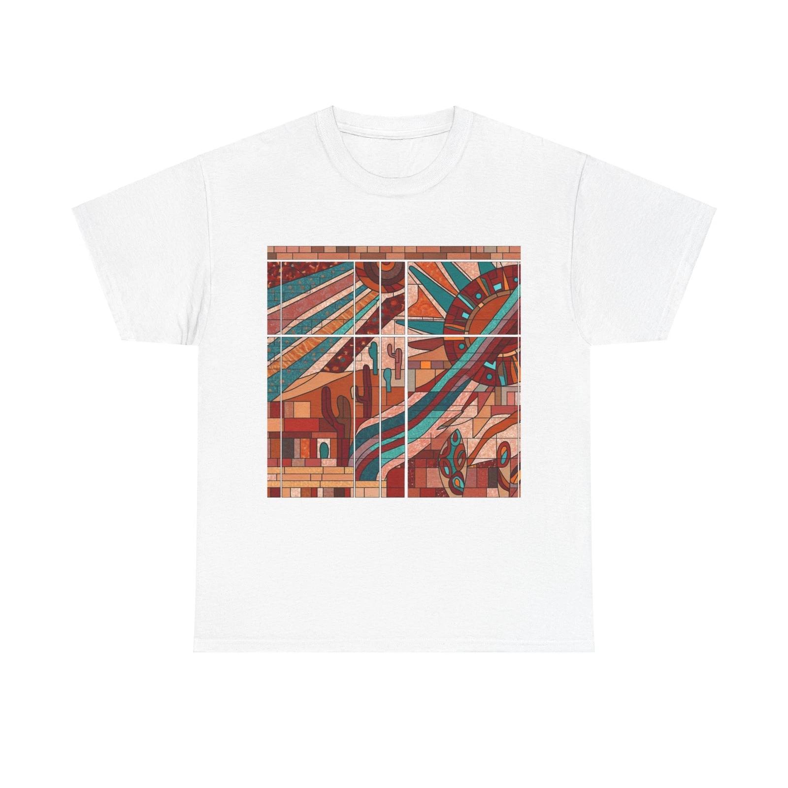 Unisex Adult T Shirt Southwestern Mosaic Wall Art Colorful Tiles S
Unisex Adult T Shirt Southwestern Mosaic Wall Art Colorful Tiles S