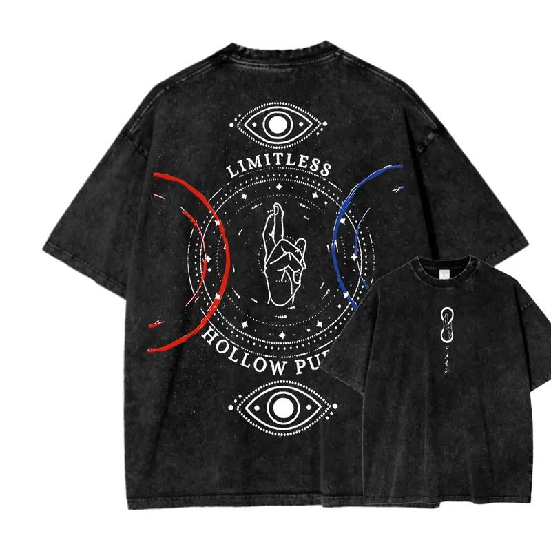 Anime Jujutsu Kaisen Gojo Satoru Print Tshirt Men Women Clothing Vintage Washed Tee Oversized Cotton T Shirt Harajuku Tshirt M
Anime Jujutsu Kaisen Gojo Satoru Print Tshirt Men Women Clothing Vintage Washed Tee Oversized Cotton T Shirt Harajuku Tshirt M