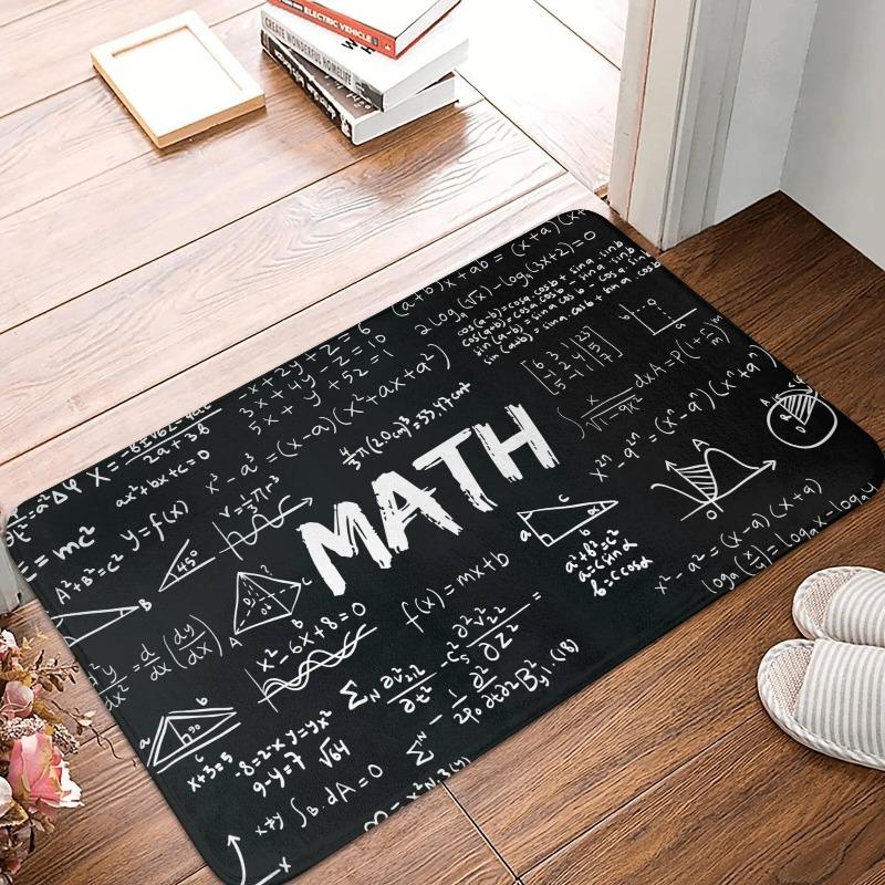 Math Symbols Non-Slip Quick Dry Doormat Chemical Physics Formulas Design Teacher Student Gift Bathroom Entrance Carpet Rug 40X60CM
Math Symbols Non-Slip Quick Dry Doormat Chemical Physics Formulas Design Teacher Student Gift Bathroom Entrance Carpet Rug 40X60CM