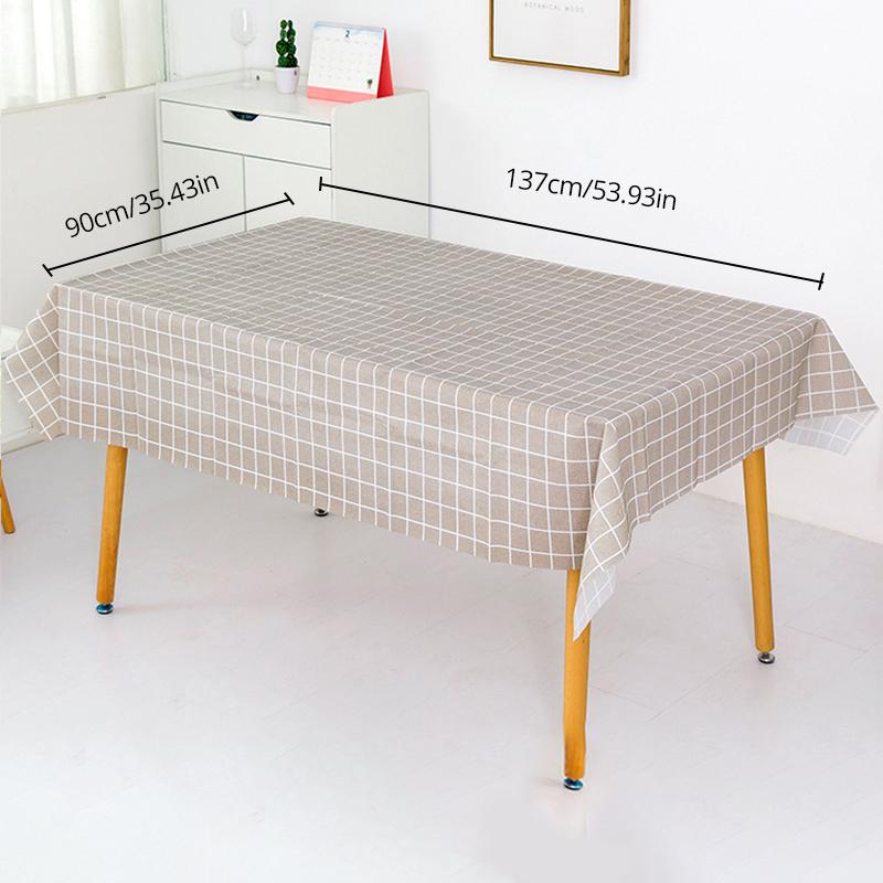 1 шт. 137X90 см черно-белая водонепроницаемая маслостойкая скатерть PEVA с рисунком в клетку для вечеринки на открытом воздухе для пикника