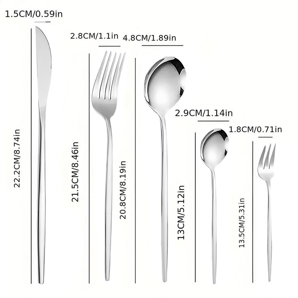 Столовые приборы из нержавеющей стали 30X Посуда из нержавеющей стали Зеркально полированные приборы Можно мыть в посудомоечной машине На 6 персон Домашняя посуда Для серебряный
Столовые приборы из нержавеющей стали 30X Посуда из нержавеющей стали Зеркально полированные приборы Можно мыть в посудомоечной машине На 6 персон Домашняя посуда Для серебряный