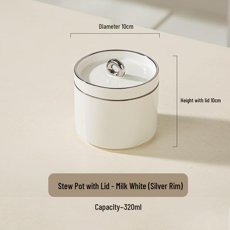 Wutuo Versatile Ceramic Stew & Dessert Bowl with Lid
Wutuo Versatile Ceramic Stew & Dessert Bowl with Lid