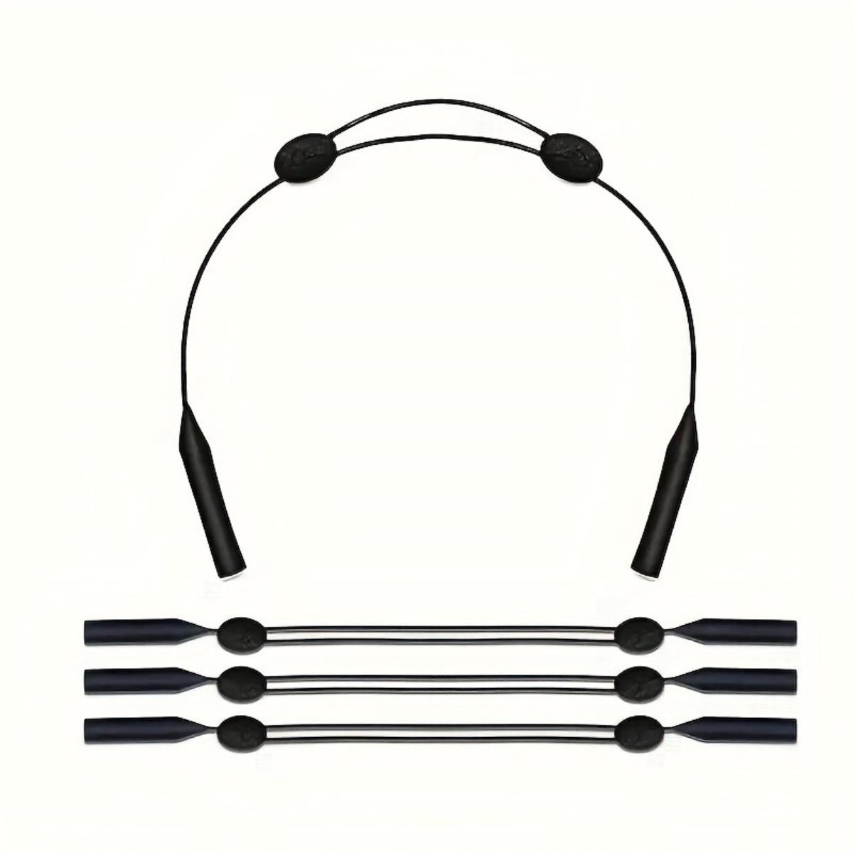 3Pcs Universal Adjustable Anti-Slip Eyewear Retainer, Sports Eyeglass Strap for Men & Women
3Pcs Universal Adjustable Anti-Slip Eyewear Retainer, Sports Eyeglass Strap for Men & Women