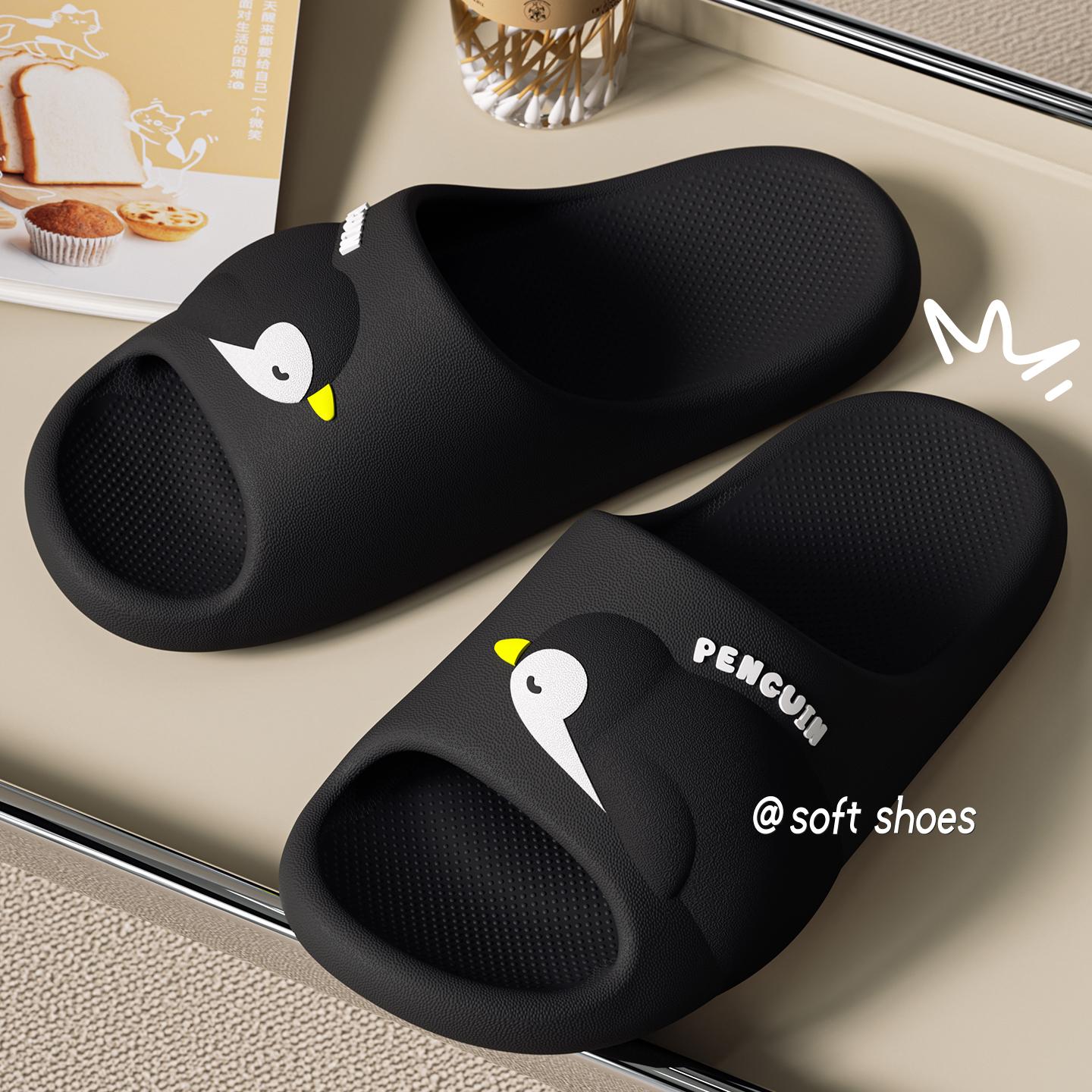 Cartoon Women Home Slippers Thick Bottom Casual Slides Comfortable Non-slip Men Slippers 44-45 чорний
Cartoon Women Home Slippers Thick Bottom Casual Slides Comfortable Non-slip Men Slippers 44-45 чорний