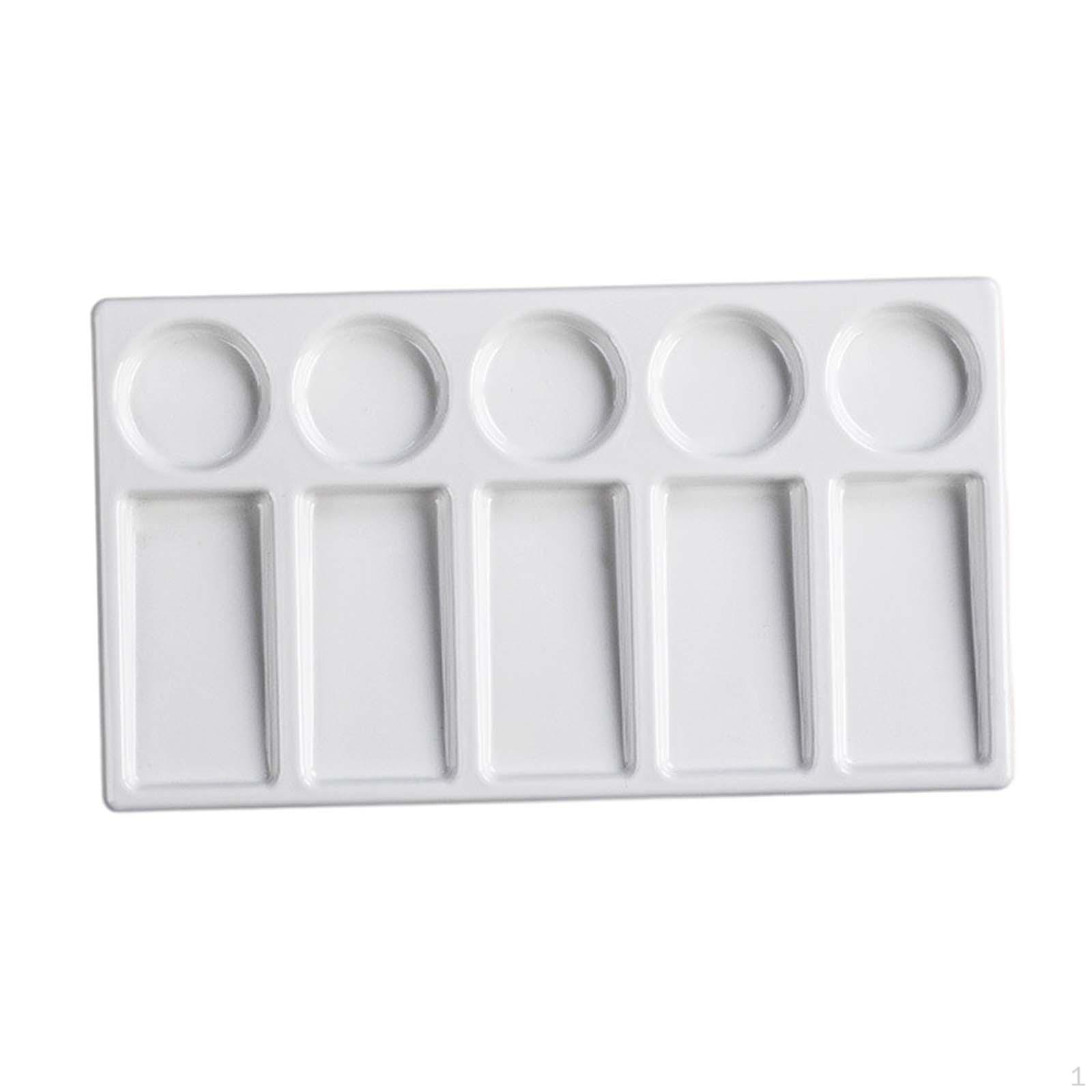 10 Compartment Ceramic Mixing Palette for Watercolor And Acrylic 19.2cmx10.8cm
10 Compartment Ceramic Mixing Palette for Watercolor And Acrylic 19.2cmx10.8cm
