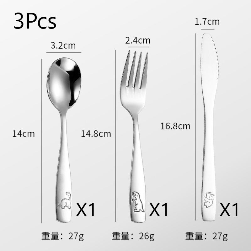 Affordable 304 Stainless Steel Children s Tableware Set, Dinosaur Pattern Knife Fork Spoon, Easter Kids Utensils for Daily Use
Affordable 304 Stainless Steel Children s Tableware Set, Dinosaur Pattern Knife Fork Spoon, Easter Kids Utensils for Daily Use