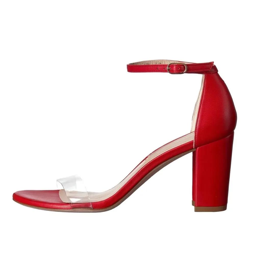 Women Sandals Summer Sexy 8cm Open Toe Ankle Strap High Heels Gladiator Ladies Wedding Shoes Buckle Thick Heel PVC Clear Pumps 35
Women Sandals Summer Sexy 8cm Open Toe Ankle Strap High Heels Gladiator Ladies Wedding Shoes Buckle Thick Heel PVC Clear Pumps 35
