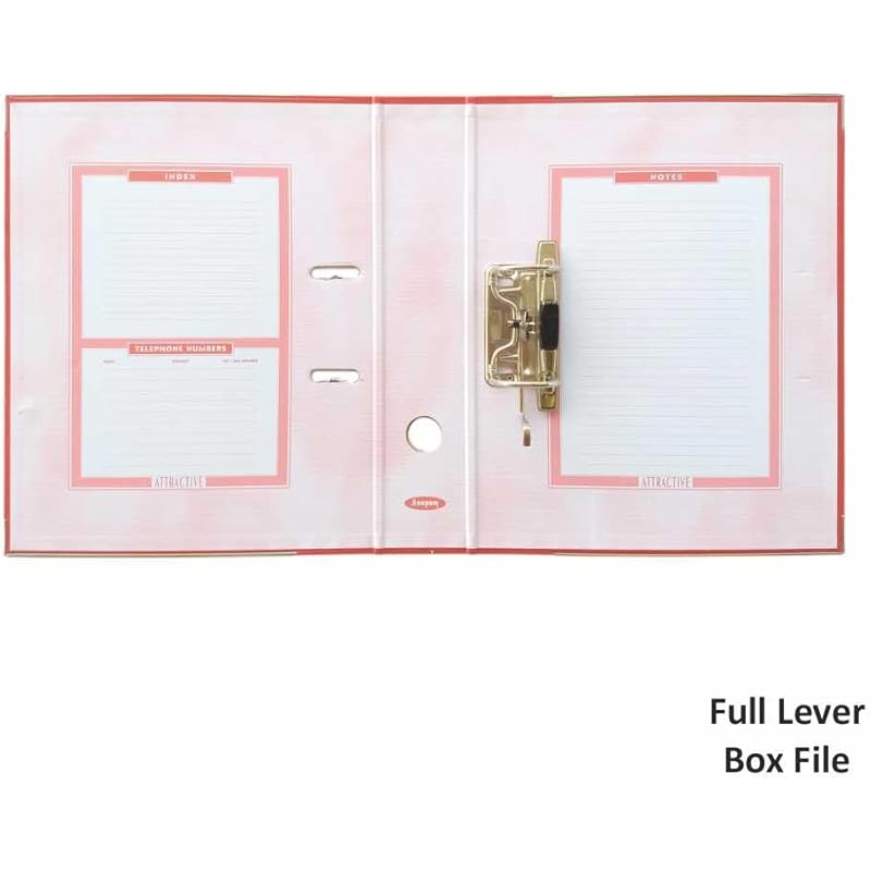 Anupam Attractive Ring File N16-31 x 35 x 8 cm - Robust Textured Cover - Finger Grip Hole for Office School Home Supplie -16
Anupam Attractive Ring File N16-31 x 35 x 8 cm - Robust Textured Cover - Finger Grip Hole for Office School Home Supplie -16