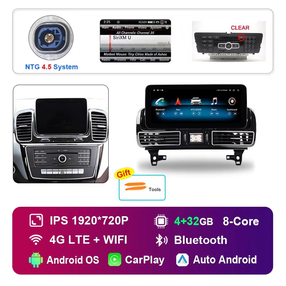 12.3 дюймовий 1920*720P HD для Mercedes Benz ML/GL 2013 - 2015 Система NTG 4.5 Android Автомагнітола Мультимедійний плеєр HD Сенсорний екран
12.3 дюймовий 1920*720P HD для Mercedes Benz ML/GL 2013 - 2015 Система NTG 4.5 Android Автомагнітола Мультимедійний плеєр HD Сенсорний екран