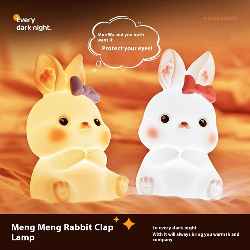 Bunny Night Light Remote Control Silicone Night Lamp Tap Light Nursery Nightlight Pink
Bunny Night Light Remote Control Silicone Night Lamp Tap Light Nursery Nightlight Pink