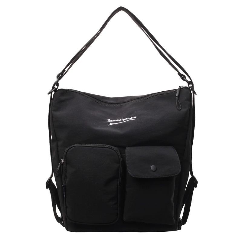 Street trend personality versatile multi-pocket bag women s summer new backpack single shoulder messenger tote bag one size fits all чорний
Street trend personality versatile multi-pocket bag women s summer new backpack single shoulder messenger tote bag one size fits all чорний