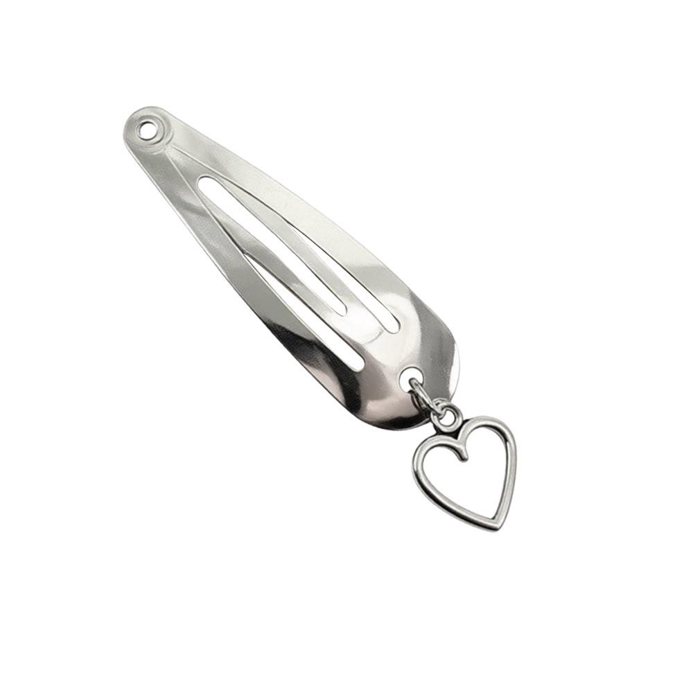 Fashion Punk Silver Hair Clips Bow Metal One Word Clip Cross Love Flower BB Clips for Women Girls Headwear
Fashion Punk Silver Hair Clips Bow Metal One Word Clip Cross Love Flower BB Clips for Women Girls Headwear