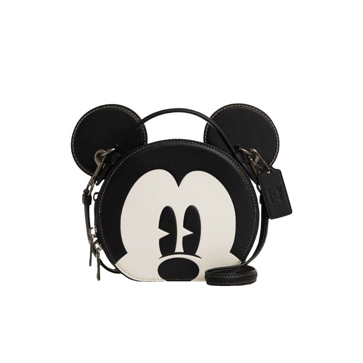 Coach X Disney 17 Collaboration Mickey Mouse Ear Zipper Leather Small Round Crossbody Bag Women crossbody bag Black White CM840-QBM2 Gift Box Set (Basic Set+Yellow Box)
Coach X Disney 17 Collaboration Mickey Mouse Ear Zipper Leather Small Round Crossbody Bag Women crossbody bag Black White CM840-QBM2 Gift Box Set (Basic Set+Yellow Box)