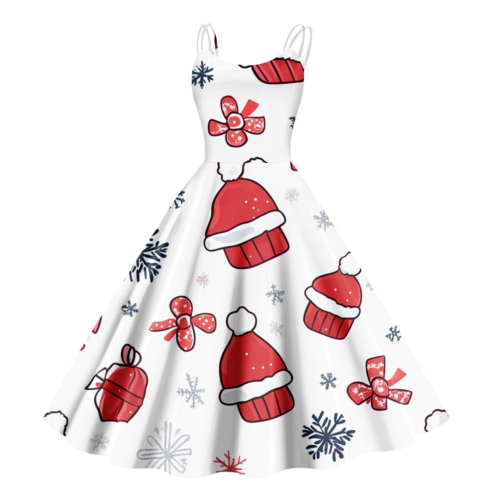 Жіноче різдвяне плаття в стилі ретро з відкритими плечима з принтом сніжинок L білий
Жіноче різдвяне плаття в стилі ретро з відкритими плечима з принтом сніжинок L білий