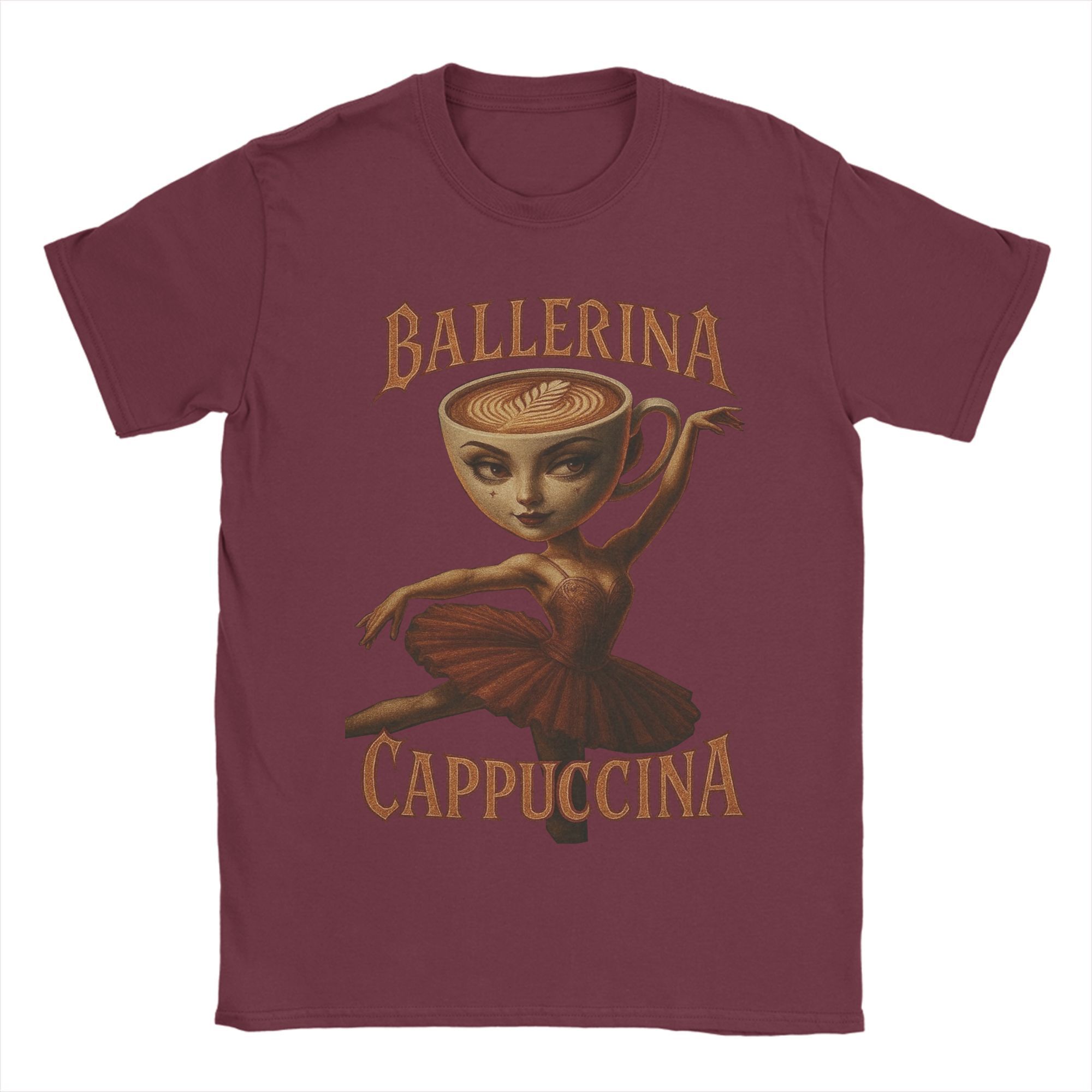 Мужские футболки Ballerina Cappuccina Креативные хлопковые футболки с коротким рукавом Забавная кофейная мемная футболка Топы с круглым вырезом больших размеров S
Мужские футболки Ballerina Cappuccina Креативные хлопковые футболки с коротким рукавом Забавная кофейная мемная футболка Топы с круглым вырезом больших размеров S