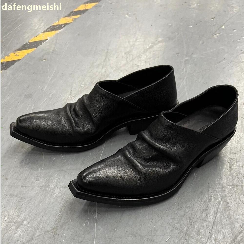 Ретро Плиссированные Заостренные Женские Лоферы Толстый Каблук Слипоны Черная Кожа Мужские/женские Кожаные Туфли Натуральная Кожа Балетки Повседневная Обувь 44 чёрный
Ретро Плиссированные Заостренные Женские Лоферы Толстый Каблук Слипоны Черная Кожа Мужские/женские Кожаные Туфли Натуральная Кожа Балетки Повседневная Обувь 44 чёрный