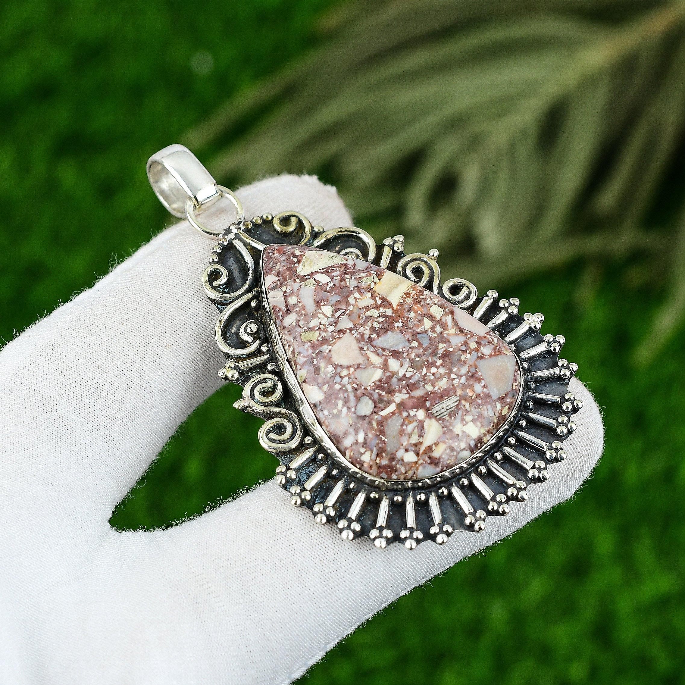 Red Brecciated Mookaite Gemstone New Bezel Pendant Jewelry 925 Sterling Silver
Red Brecciated Mookaite Gemstone New Bezel Pendant Jewelry 925 Sterling Silver