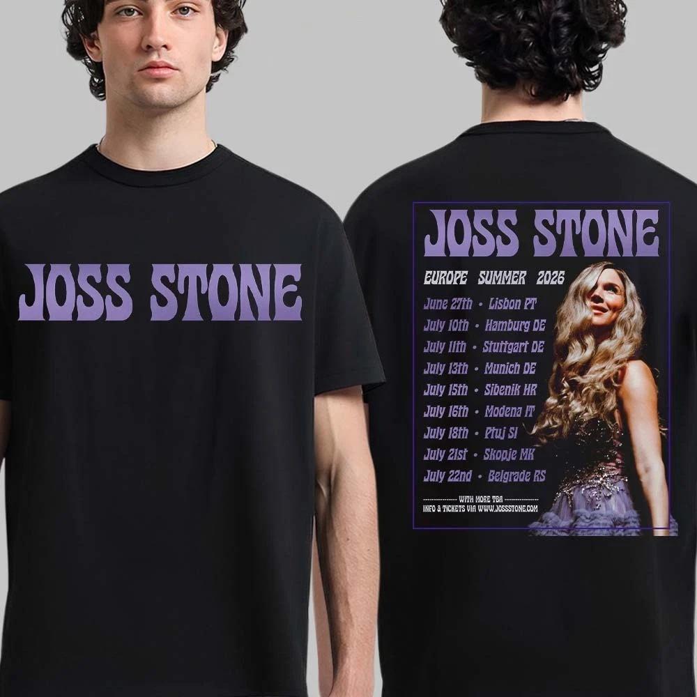 Joss Stone Europe Summer 2026 Tour Schedule Dates Two Sided T-Shirt S-5XL L
Joss Stone Europe Summer 2026 Tour Schedule Dates Two Sided T-Shirt S-5XL L