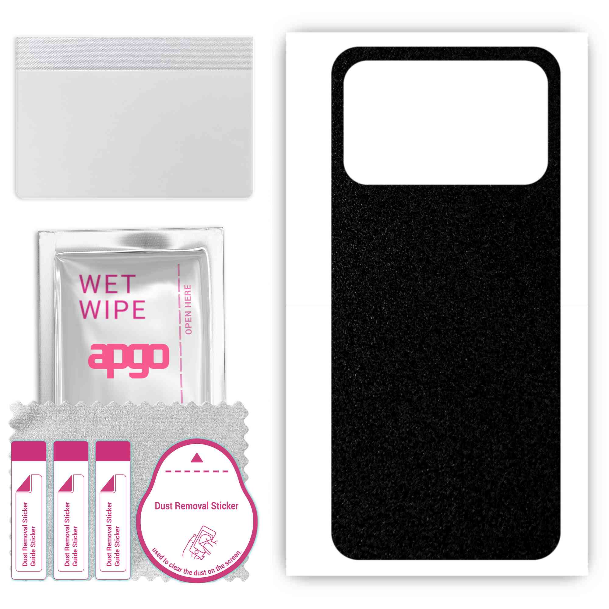 apgo Protective Skin Sticker for the back compatible with Doogee N40 Pro, Wrap Film, Foil, Vinyl - Pattern Matte Black
apgo Protective Skin Sticker for the back compatible with Doogee N40 Pro, Wrap Film, Foil, Vinyl - Pattern Matte Black