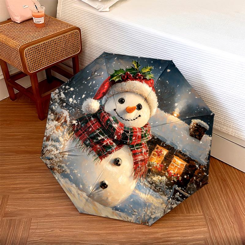 1 PC Automatic Folding Umbrella - Snowman Pattern, Portable & Foldable Design with 8 Ribs, Christmas Birthday Gifts
1 PC Automatic Folding Umbrella - Snowman Pattern, Portable & Foldable Design with 8 Ribs, Christmas Birthday Gifts