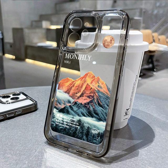 Прозорий чорний чохол Sunset Clouds Snow Mountain для Iphone 12 11 13 Pro Max 14 7 8 Plus Se 2020 2022 Xsmax X Xr М яка задня кришка TPU For iPhone 13
Прозорий чорний чохол Sunset Clouds Snow Mountain для Iphone 12 11 13 Pro Max 14 7 8 Plus Se 2020 2022 Xsmax X Xr М яка задня кришка TPU For iPhone 13