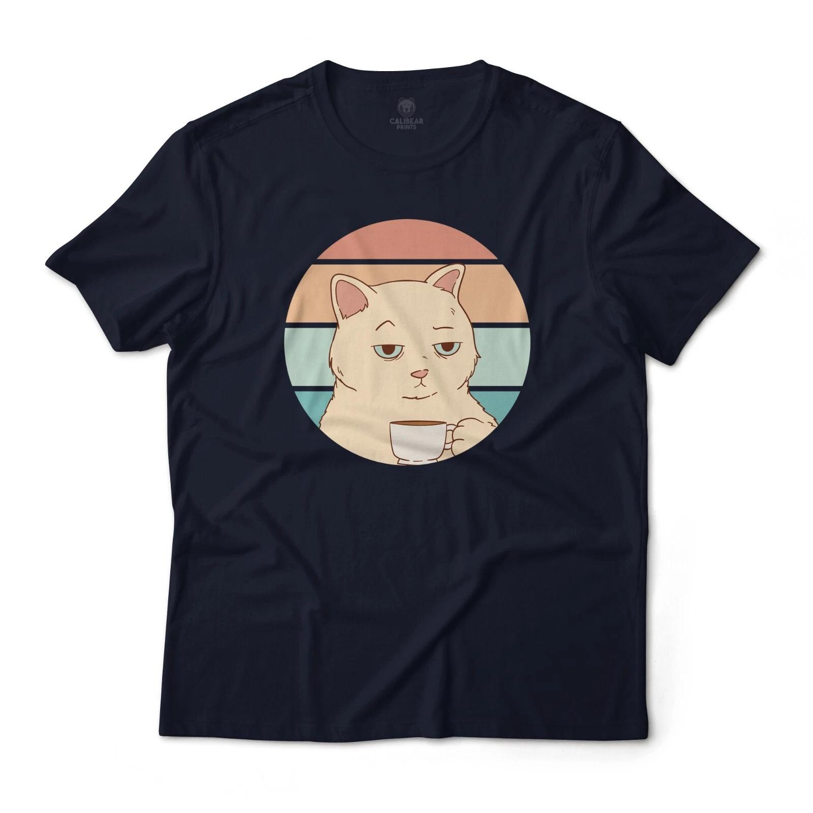Bored Coffee Cat Face Graphic Art T-T-Shirt Fine Jersey Lightweight Cotton Unisex L
Bored Coffee Cat Face Graphic Art T-T-Shirt Fine Jersey Lightweight Cotton Unisex L
