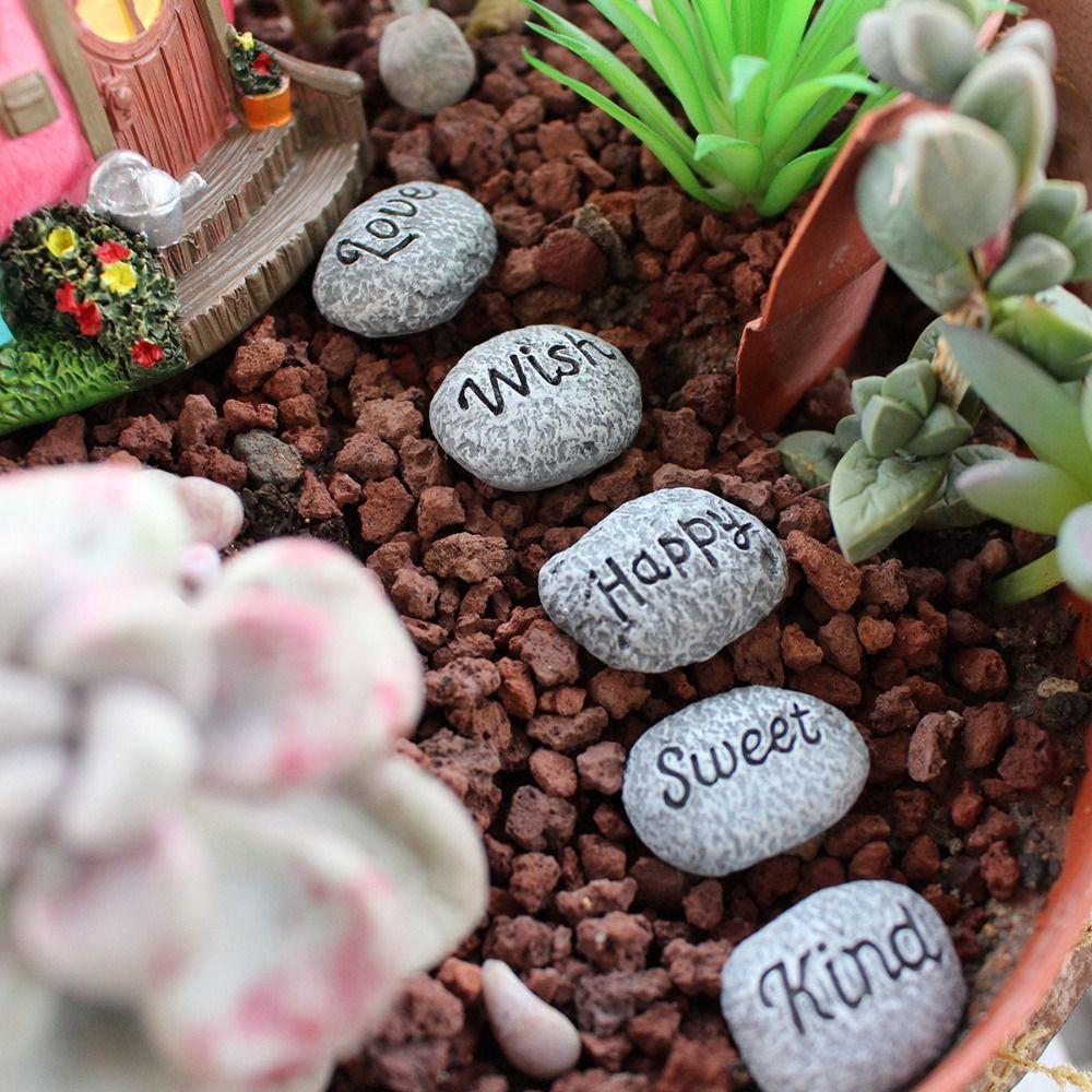 5pcs DIY Handicraft Mini Resin Stone Set Engraved Stone Figurines Fairy Garden Decorations
5pcs DIY Handicraft Mini Resin Stone Set Engraved Stone Figurines Fairy Garden Decorations
