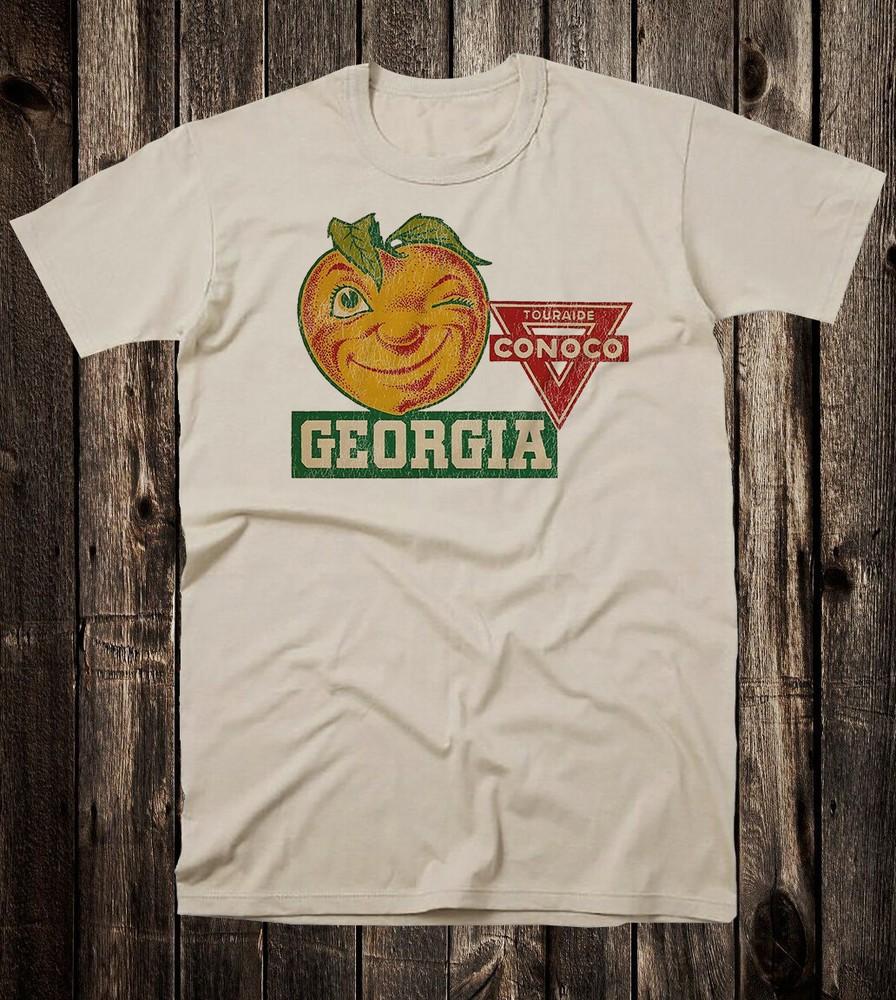 Retro Travel Tee T Shirt Souvenir Georgia State Peach Conoco Oil Unisex T-Shirt M
Retro Travel Tee T Shirt Souvenir Georgia State Peach Conoco Oil Unisex T-Shirt M