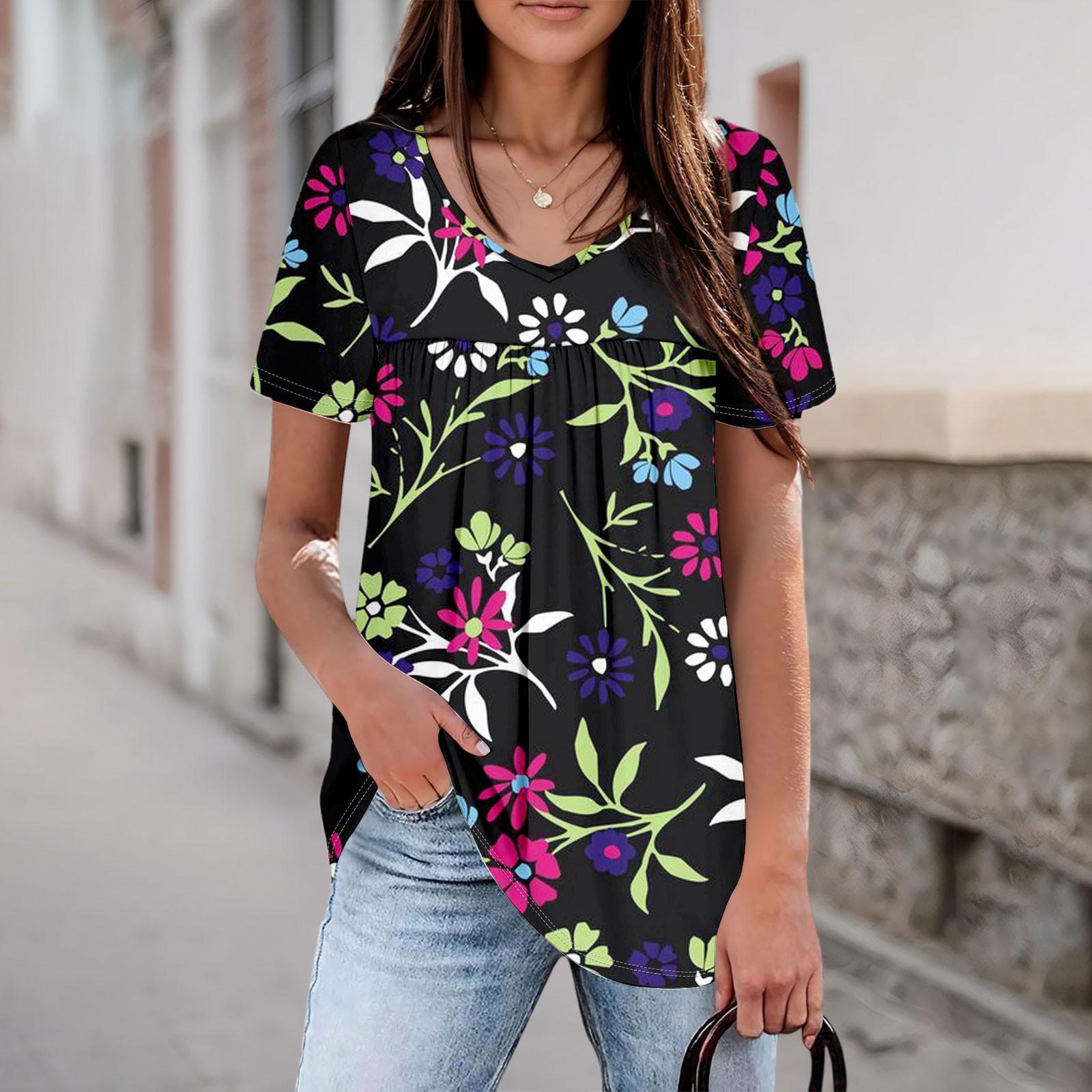 Women s Casual V-neck Short-sleeved Chest Pleated Short-sleeved Top S чорний
Women s Casual V-neck Short-sleeved Chest Pleated Short-sleeved Top S чорний