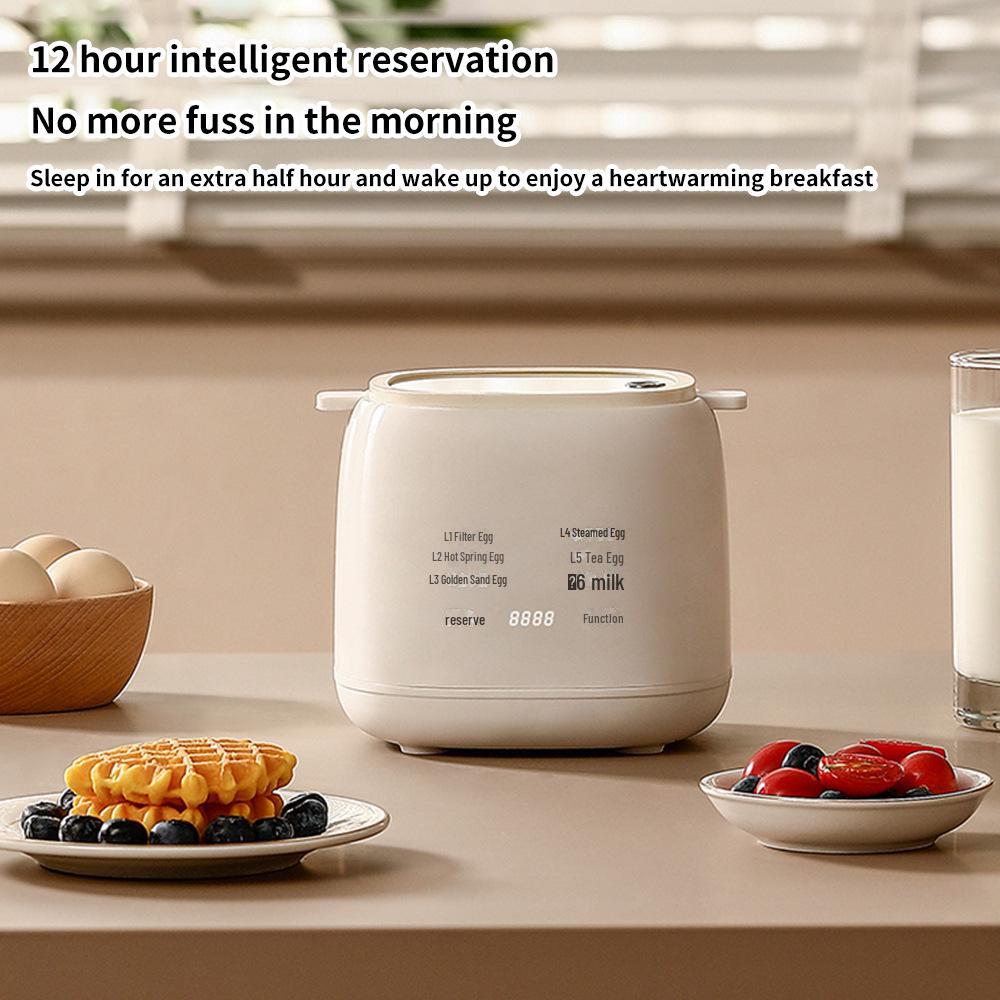 Multifunctional Automatic Egg Cooker with Auto Power Off and Anti-Dry Protection for Steaming and Cooking Breakfast 220V CN Standard білий
Multifunctional Automatic Egg Cooker with Auto Power Off and Anti-Dry Protection for Steaming and Cooking Breakfast 220V CN Standard білий