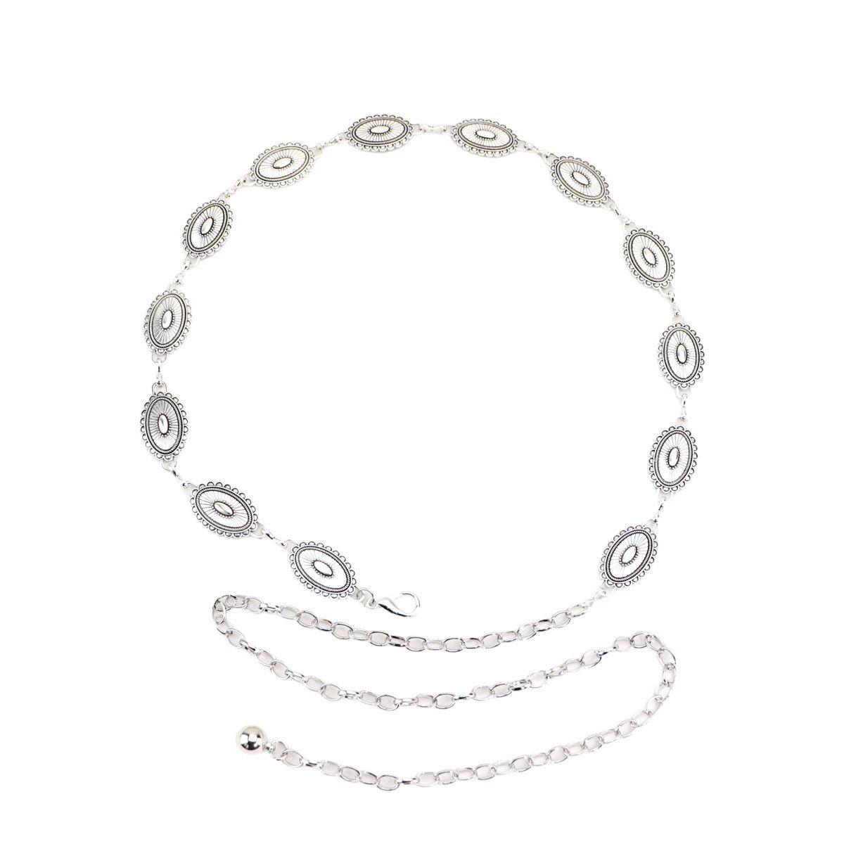 Ethnic Style Waist Chain Accessories Bohemian Belt Women s Dress Waistband срібний
Ethnic Style Waist Chain Accessories Bohemian Belt Women s Dress Waistband срібний