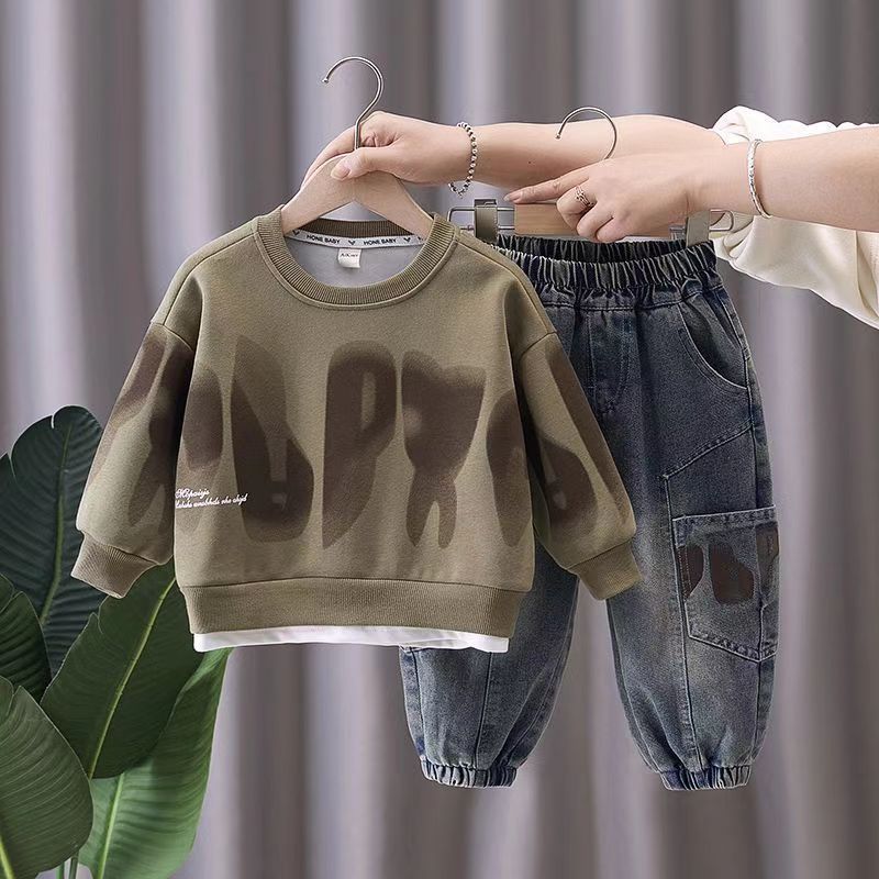 Boys, Middle and Small Children s Suits, Spring & Autumn Models, Children s Western Style Fashionable Sweaters, Jeans, Boys 150 хаки
Boys, Middle and Small Children s Suits, Spring & Autumn Models, Children s Western Style Fashionable Sweaters, Jeans, Boys 150 хаки