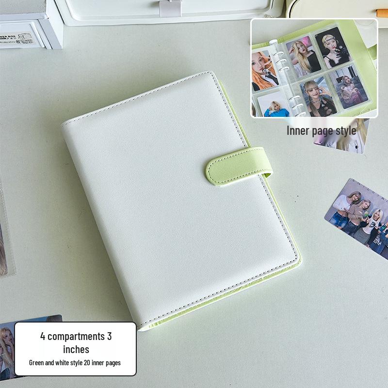 Альбом для карточек А5 из ПУ - В погоне за звездами: 3-дюймовая Открытка и Хранение Айдол-карточек, Четырехсеточный Альбом для Полароидных Фото
Альбом для карточек А5 из ПУ - В погоне за звездами: 3-дюймовая Открытка и Хранение Айдол-карточек, Четырехсеточный Альбом для Полароидных Фото