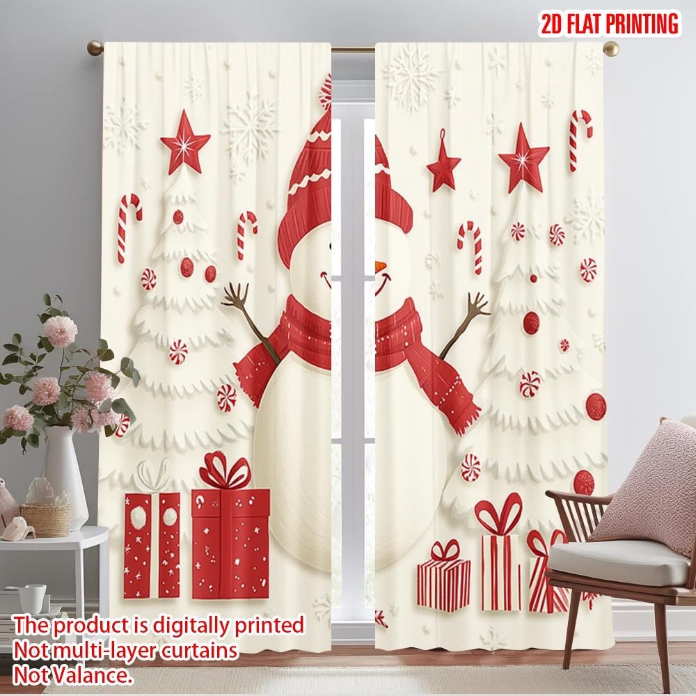 2pcs,2D plane printing Print Curtains Cute Snowman Christmas Festive Season Durable Polyester (without rod) Versatile All Ldeal 52.50×116.00 CM 2pcs
2pcs,2D plane printing Print Curtains Cute Snowman Christmas Festive Season Durable Polyester (without rod) Versatile All Ldeal 52.50×116.00 CM 2pcs