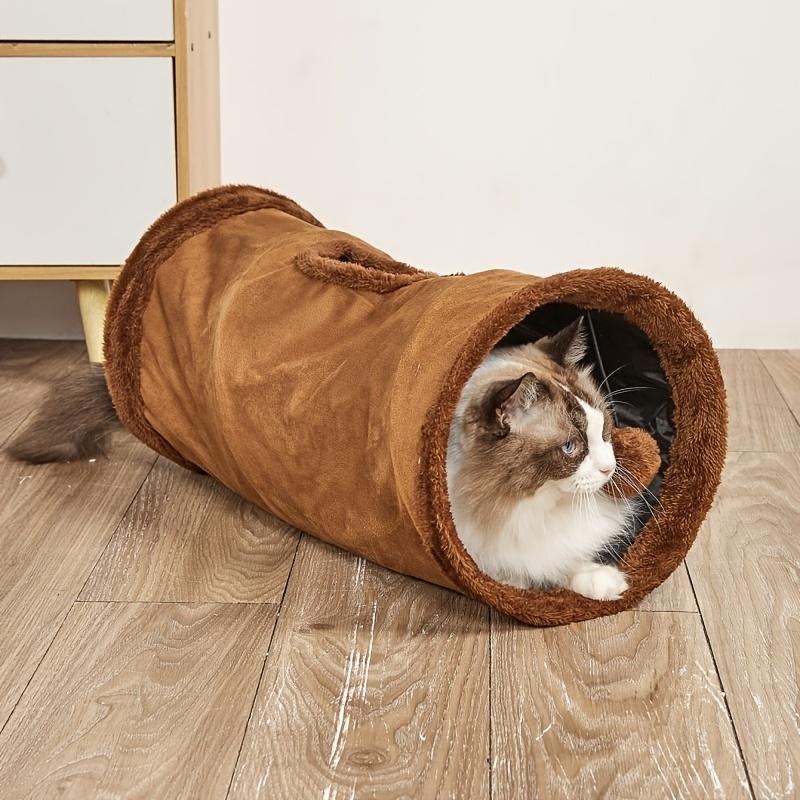 Cozy Plush Cat Tunnel - Collapsible with Fun Ball Opening, Perfect for Kittens & Cats, Encourages Natural Hunting Behaviors
Cozy Plush Cat Tunnel - Collapsible with Fun Ball Opening, Perfect for Kittens & Cats, Encourages Natural Hunting Behaviors