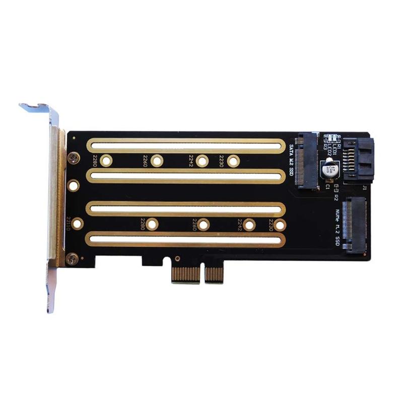 Add On Cards NVMe M.2 to PCIe 4.0 X1 Card M.2 PCIE Adapter NVMe SSD Host Controller Expansion Card for Desktop PC 1
Add On Cards NVMe M.2 to PCIe 4.0 X1 Card M.2 PCIE Adapter NVMe SSD Host Controller Expansion Card for Desktop PC 1
