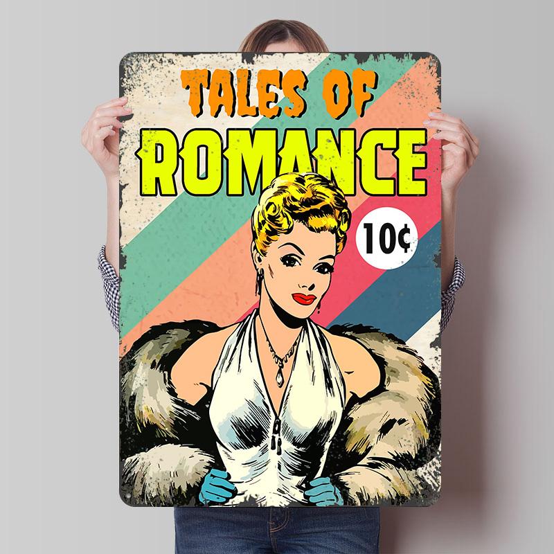 TALES OF ROMANCE Printed Poster Customized Wall Art Retro Vintage Metal Tin Signs for Home Decor Living Room Decoration At Home 7.9x11.8In(20x30cm)
TALES OF ROMANCE Printed Poster Customized Wall Art Retro Vintage Metal Tin Signs for Home Decor Living Room Decoration At Home 7.9x11.8In(20x30cm)