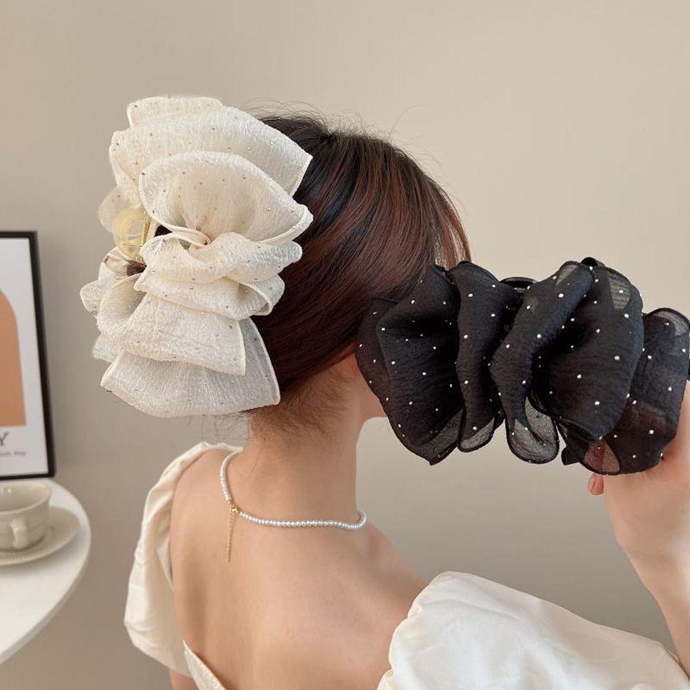 Headwear Princess Style Plastic Hairgrips Bow Hair Claw Korean Shark Clip Bowknot Women Hair Clips
Headwear Princess Style Plastic Hairgrips Bow Hair Claw Korean Shark Clip Bowknot Women Hair Clips