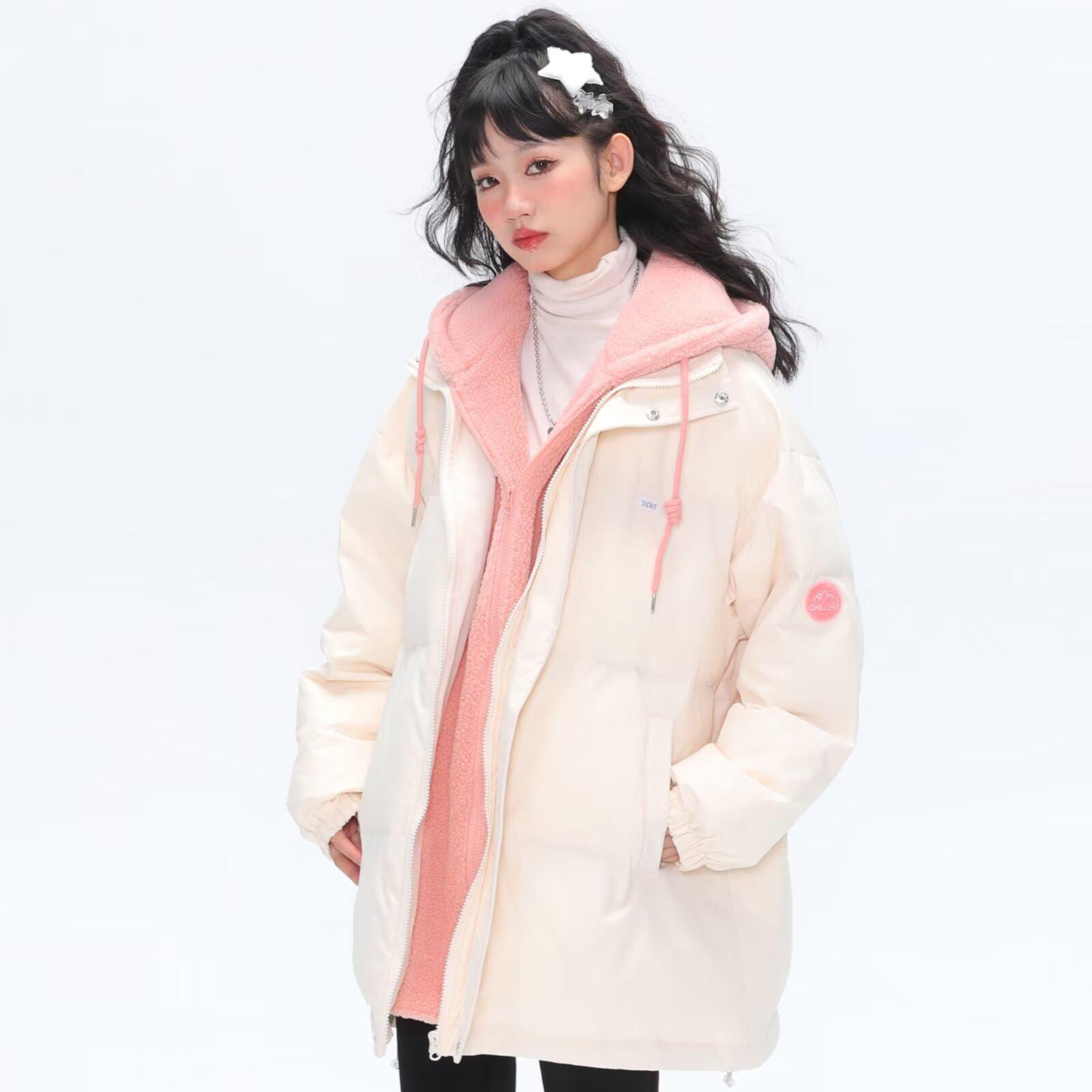 2025 Winter Teen Hooded Two-Piece Fleece-Lined Jacket, Thickened and Casual Cotton Outerwear. 2XL белый
2025 Winter Teen Hooded Two-Piece Fleece-Lined Jacket, Thickened and Casual Cotton Outerwear. 2XL белый