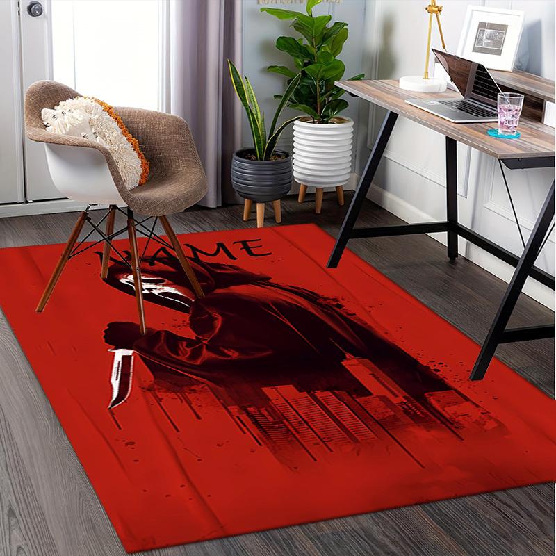 Scream, Knife, Ghost Face Office Carpet Soft Polyester Entrance Carpet Washable Non-slip Machine Washable Indoor Carpet Living Room Bedroom 60cm by 90cm
Scream, Knife, Ghost Face Office Carpet Soft Polyester Entrance Carpet Washable Non-slip Machine Washable Indoor Carpet Living Room Bedroom 60cm by 90cm